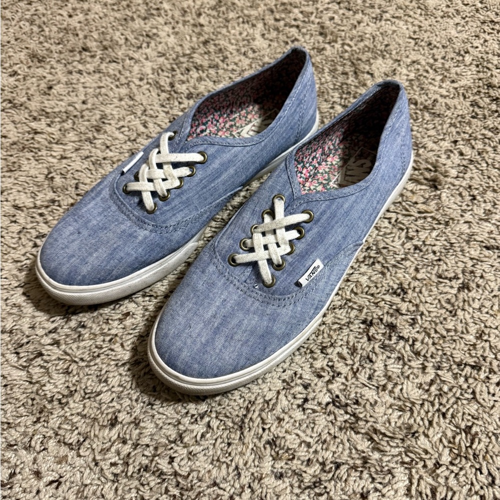 Vans Women's Denim Blue Sneakers